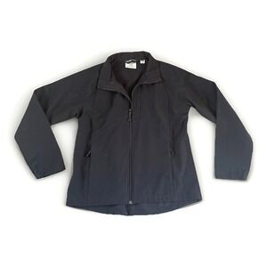 vtg Black Diamond Soft‎ shell Ripstop Soft Fleece Lined Jacket L Womens Full Zip